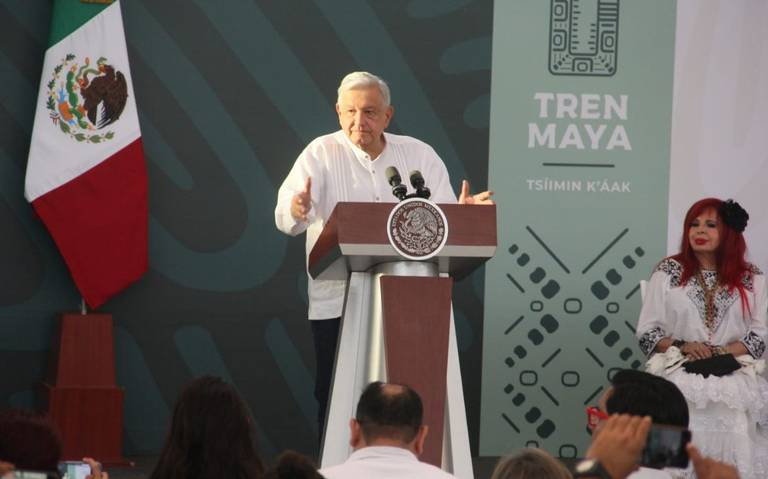 Califica AMLO al Tren Maya de “obra magna que trasciende gobiernos”