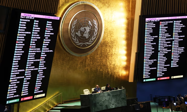 La Asamblea General de la ONU aprueba por mayoría un alto el fuego en Gaza tras el veto de EE UU en el Consejo de Seguridad