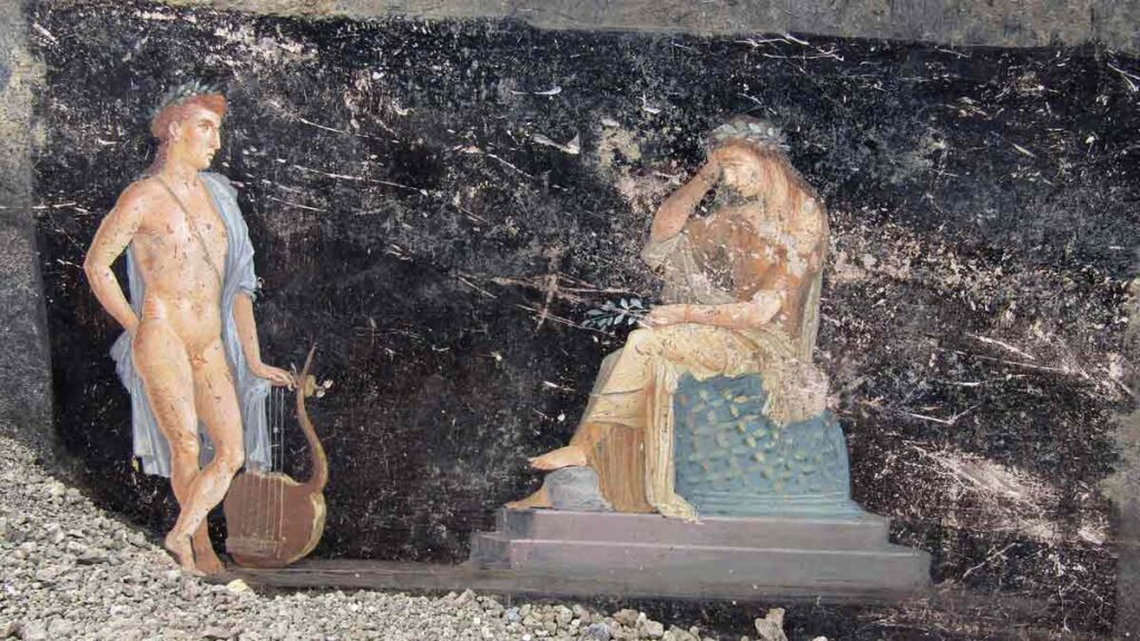 Descubren en Pompeya finos frescos inspirados en la guerra de Troya