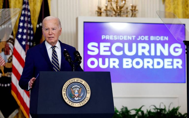  “Trabajamos con México, en lugar de atacarlos”, dice Biden sobre la nueva orden migratoria