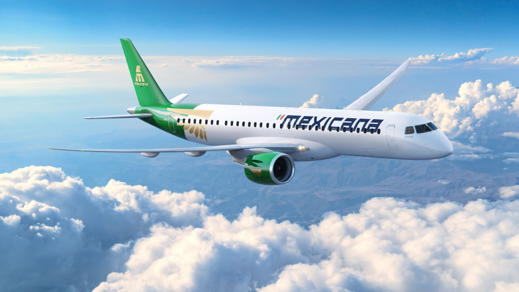 Mexicana de Aviación adquiere 20 aviones EMBRAER E2