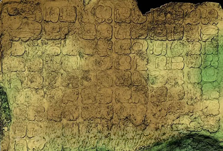 Descubren extenso texto glífico maya en la Zona Arqueológica de Cobá, en Quintana Roo