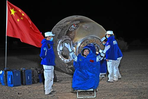 Vuelve a la Tierra la misión Shenzhou-18 luego de seis meses en estación espacial