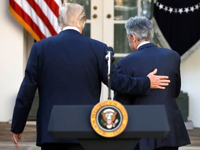 Trump no planea despedir al jefe de la Fed: ‘Tales informes son falsos’