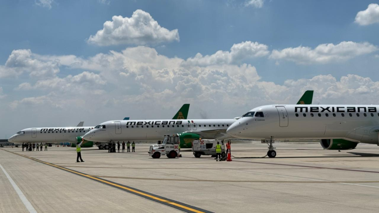 Mexicana de Aviación recibe su tercer equipo Embraer