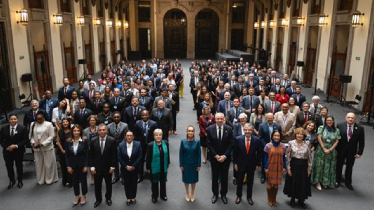 Firman ministros de 22 países declaración de la CDMX rumbo a la COP30