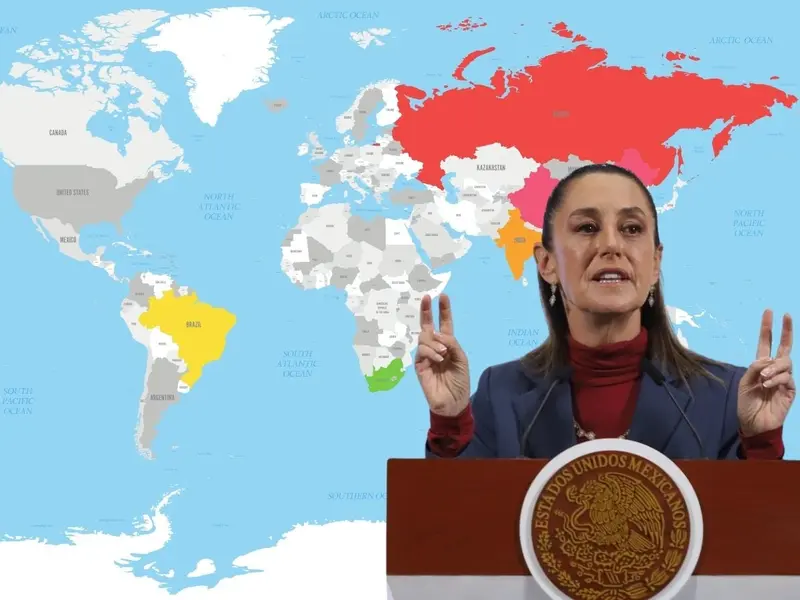 Sheinbaum defiende relación con países de los BRICS: “México es libre”