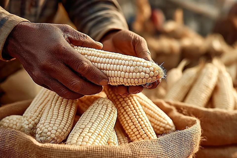 Importan 268% más maíz blanco
