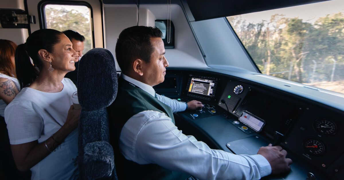 Ahí viene el tren: Claudia Sheinbaum