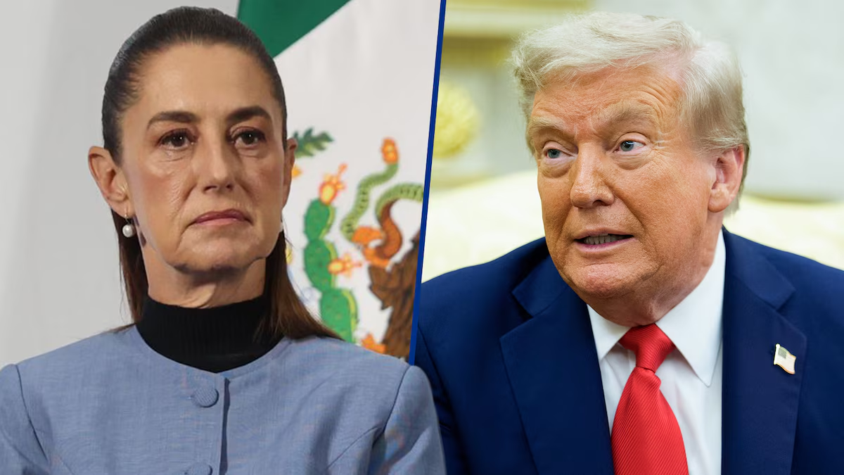 Sheinbaum ‘se le cuadra’ a Trump y descarta intervención militar en México: ‘Estamos colaborando’